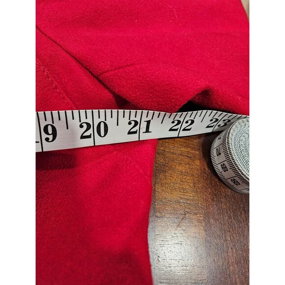 Chico’s Red Smooth Plus Kelly Ann Blazer Jacket Size 2 Size 12 - Picture 5 of 7